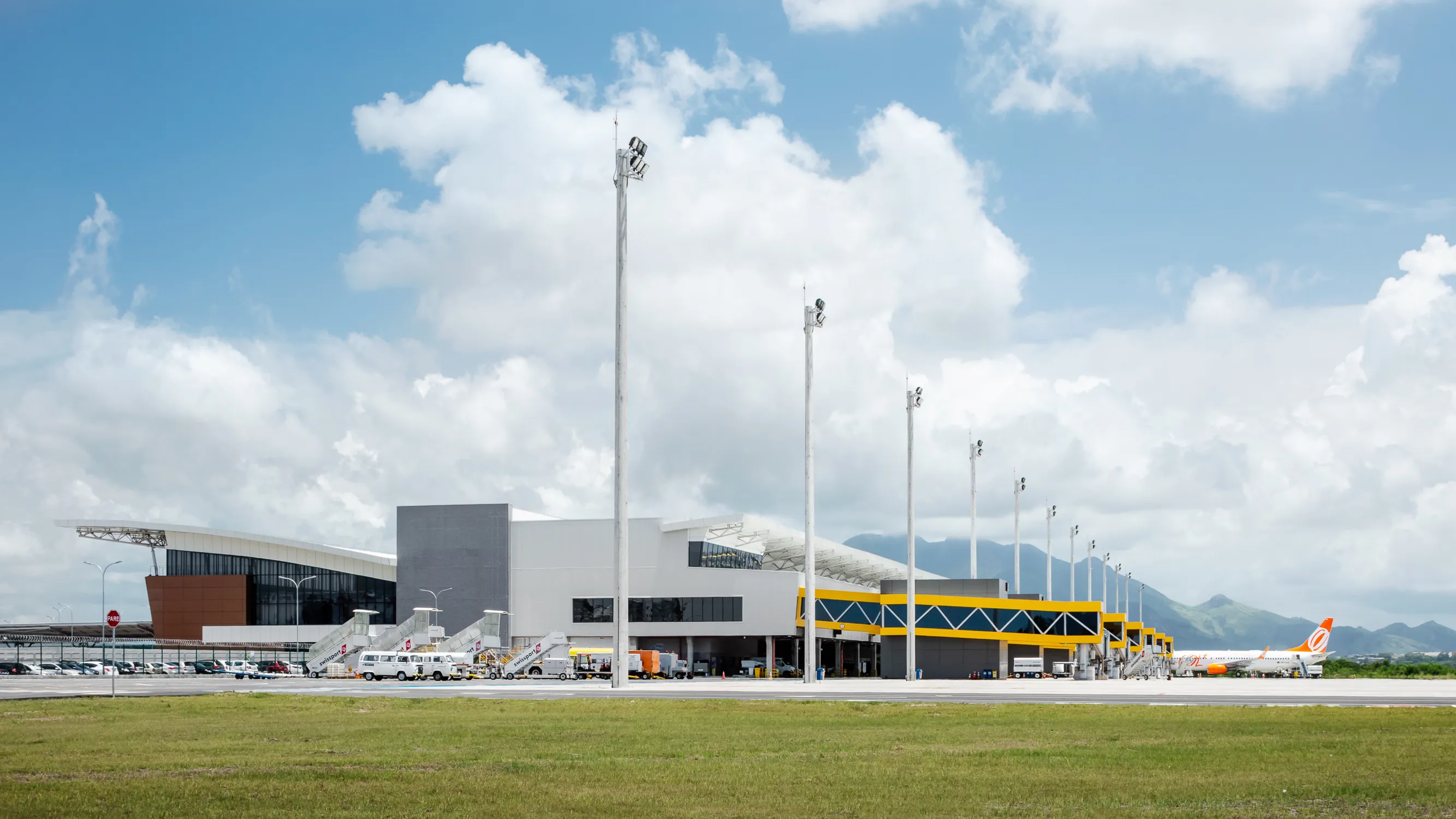 Segmento aeroporto e aviação Cassol Pré-Fabricados, concreto pré-fabricado para infraestrutura aeroportuária robusta e eficiente