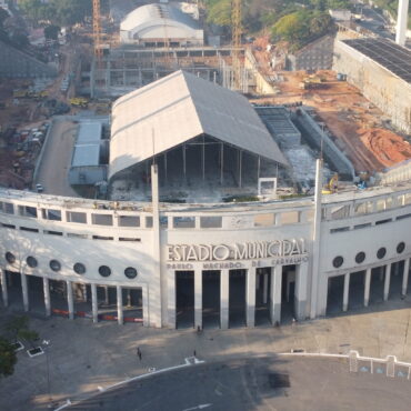 Cassol executa a obra de modernização do Estádio do Pacaembu